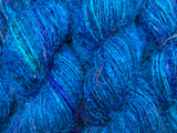 Blue Saree Silk Yarn