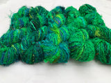 Green Saree Silk Yarn