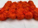 Orange Saree Silk Yarn