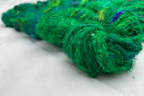 Green Saree Silk Yarn