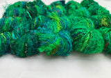 Green Saree Silk Yarn