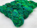 Green Saree Silk Yarn