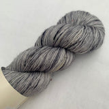 Greyscale. Merino Nylon 4-ply/fingering - Partial Skein