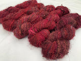 Maroon Saree Silk Yarn