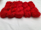 Red Saree Silk Yarn