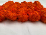 Orange Saree Silk Yarn