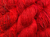Red Saree Silk Yarn