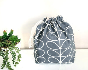 10% OFF - Orla Kiely Slate Grey Project Bag