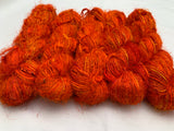 Orange Saree Silk Yarn