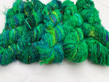 Green Saree Silk Yarn