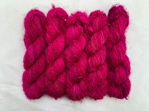 Pink Saree Silk Yarn