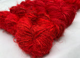 Red Saree Silk Yarn