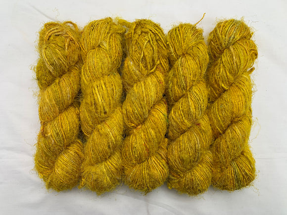 Yellow Saree Silk Yarn
