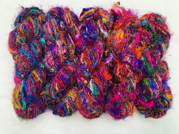 Multi-Coloured Saree Silk Yarn