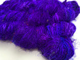 Purple Saree Silk Yarn