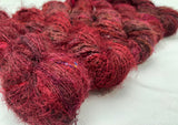 Maroon Saree Silk Yarn