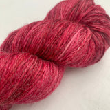 One Of A Kind Red. Merino Bamboo 4-ply/fingering