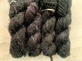 Black Saree Silk Yarn