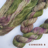 Conkers Fade Set. Merino Nylon 4-ply/fingering