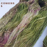 Conkers Fade Set. Merino Nylon 4-ply/fingering