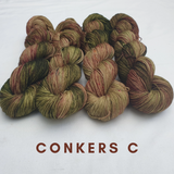 Conkers Fade Set. Merino Nylon 4-ply/fingering