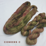 Conkers Fade Set. Merino Nylon 4-ply/fingering
